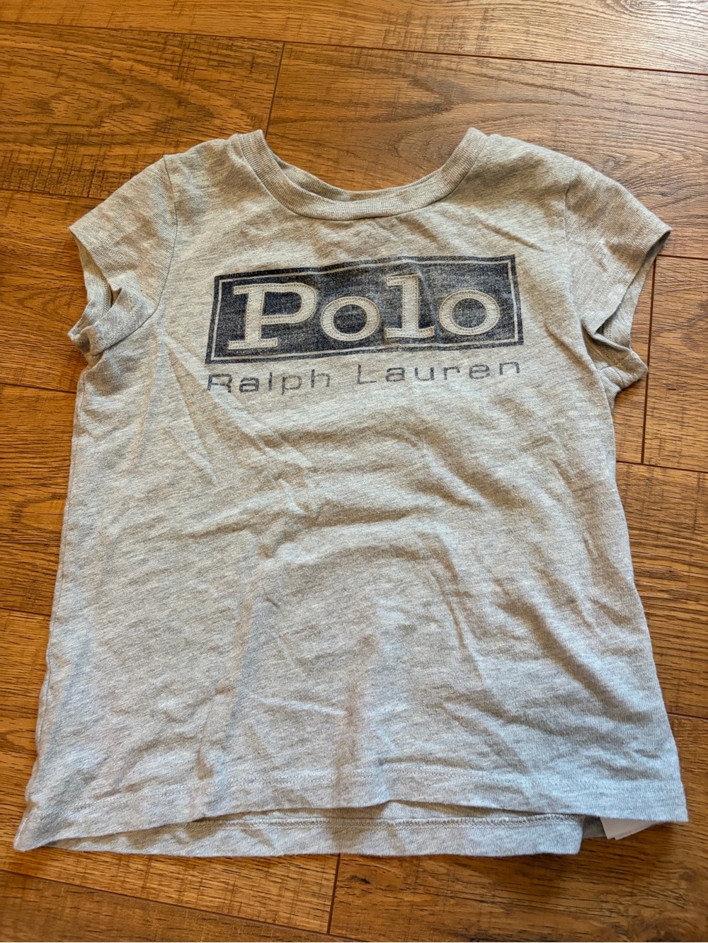 Polo by Ralph Lauren Light Gray Logo Short Sleeve Tee